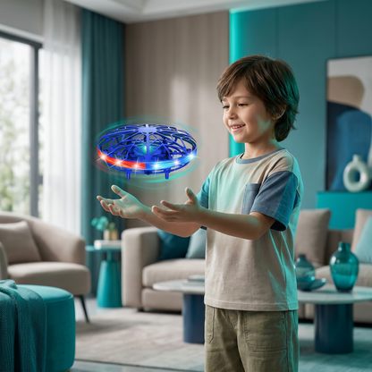 Bewegungsgesteuerte LED-UFO-Flugdrohne