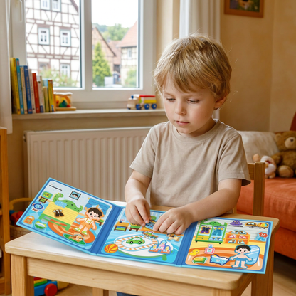 Montessori Magnet-Quiet-Book – Kreatives Ankleide- & Szenenspiel