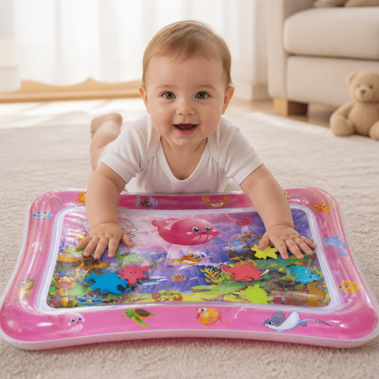 Aufblasbare Wasserspielmatte für die Bauchlage