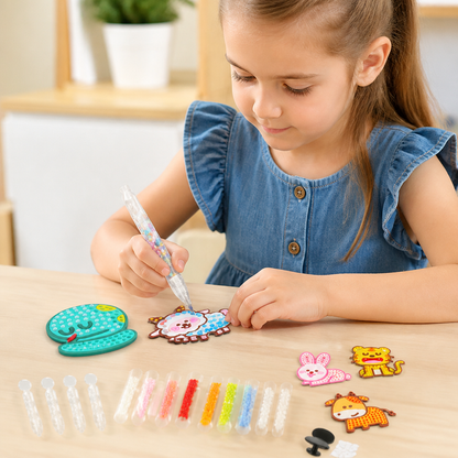 DIY-Punktperlen-Sticker-Bastelset für Kinder