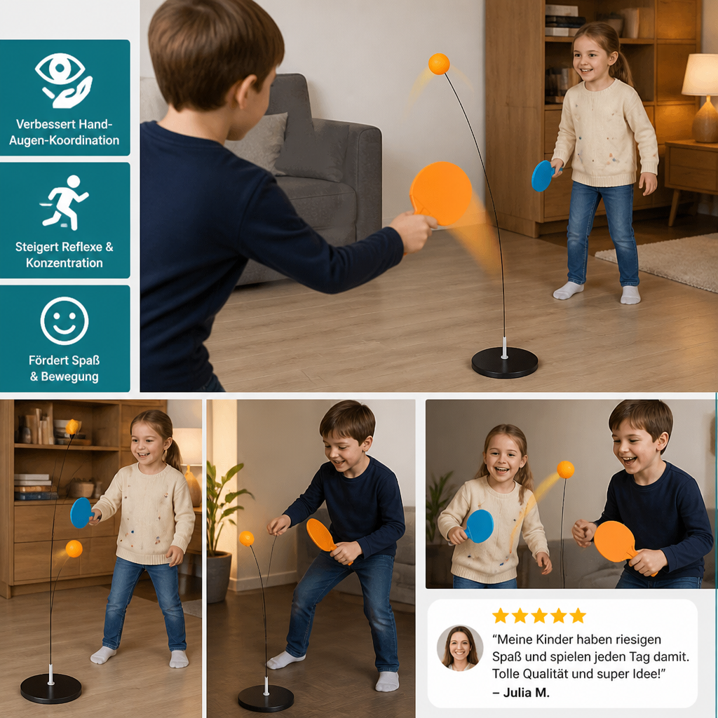 Interaktives leuchtendes Tischtennis-Spiel für Kinder