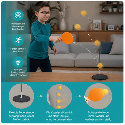 Interaktives leuchtendes Tischtennis-Spiel für Kinder