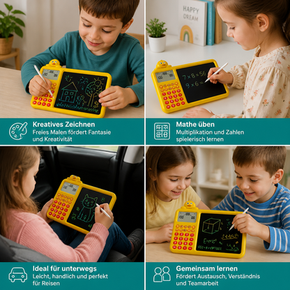 Interaktives Mathe-Zeichen- & Lösch-Lernset für Kinder