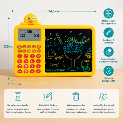 Interaktives Mathe-Zeichen- & Lösch-Lernset für Kinder