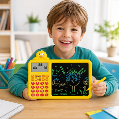 Interaktives Mathe-Zeichen- & Lösch-Lernset für Kinder