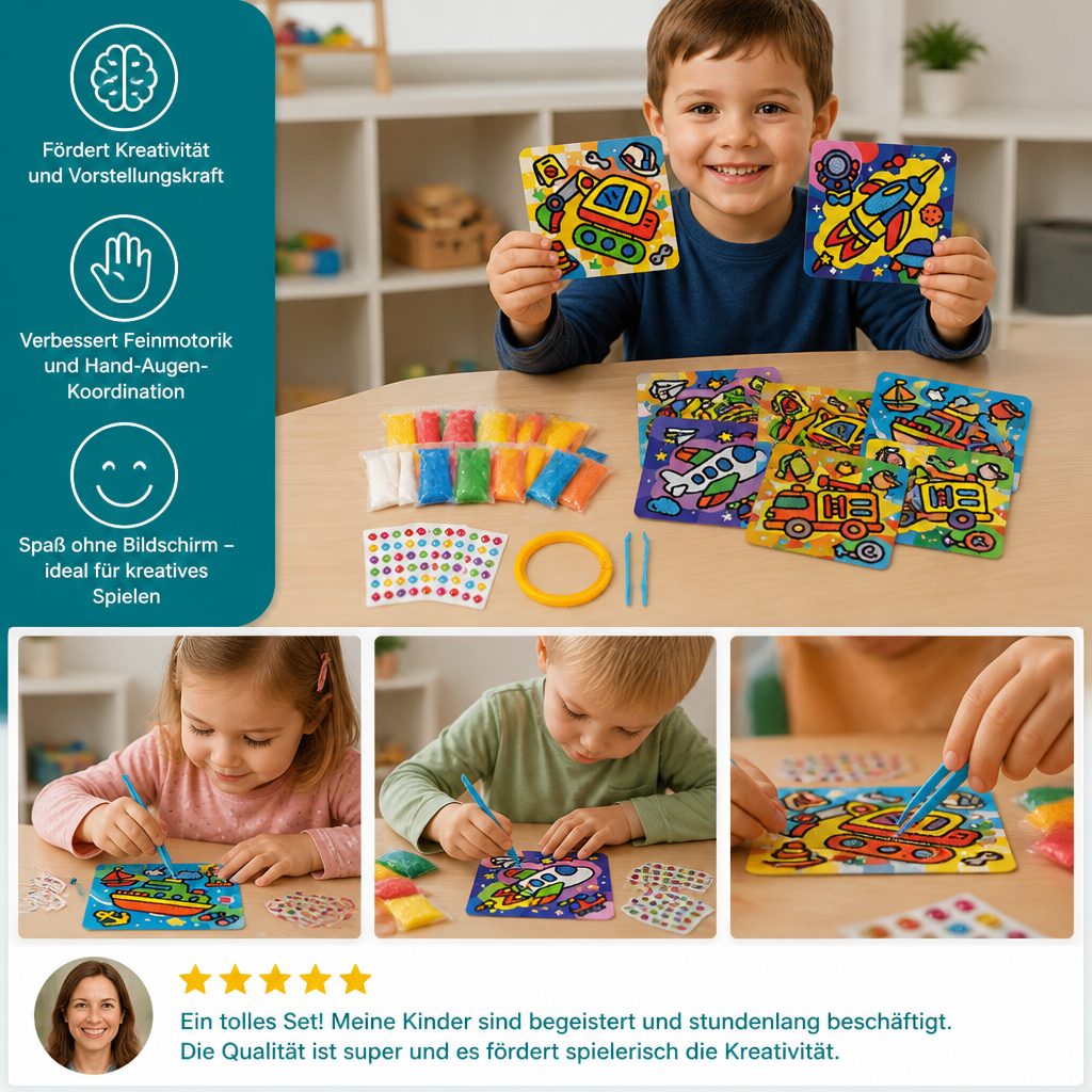 DIY-Knet-Sticker-Bastelset für Kinder