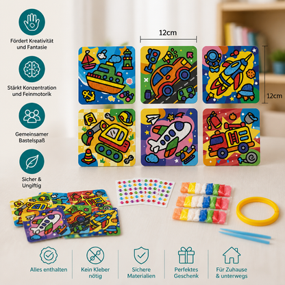 DIY-Knet-Sticker-Bastelset für Kinder