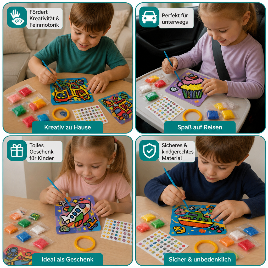 DIY-Knet-Sticker-Bastelset für Kinder