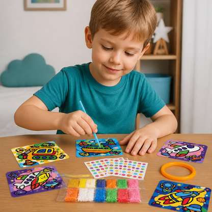 DIY-Knet-Sticker-Bastelset für Kinder