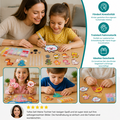 DIY-Punktperlen-Sticker-Bastelset für Kinder