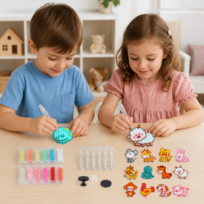 DIY-Punktperlen-Sticker-Bastelset für Kinder