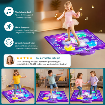 Interaktive musikalische Tanzmatte mit LED-Lichtern für Kinder