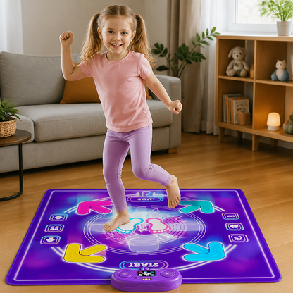 Interaktive musikalische Tanzmatte mit LED-Lichtern für Kinder