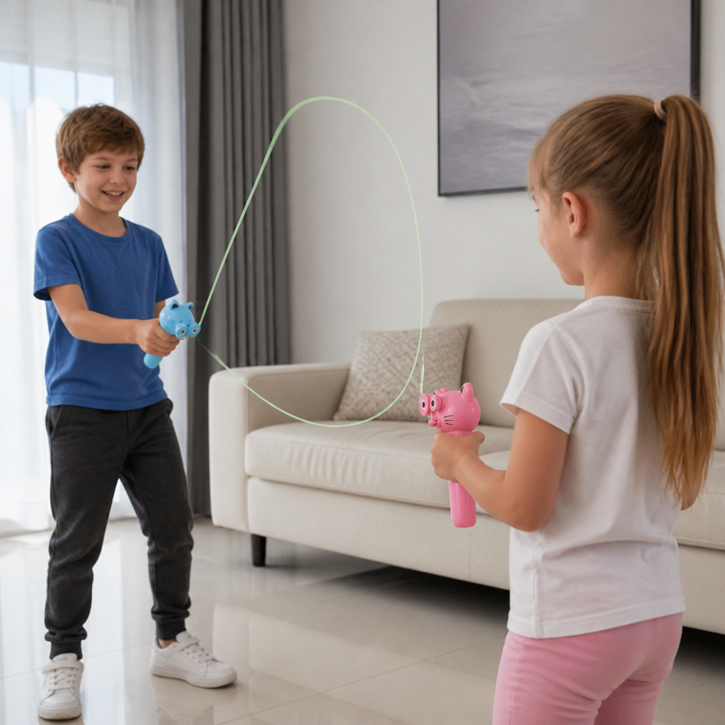 Interaktives fliegendes Seilspielzeug für Kinder