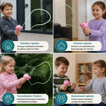 Interaktives fliegendes Seilspielzeug für Kinder