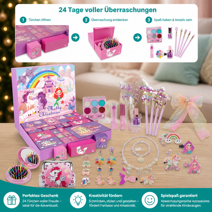 Einhorn- & Prinzessinnen-Überraschungs-Adventskalender für Mädchen