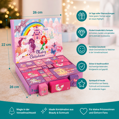 Einhorn- & Prinzessinnen-Überraschungs-Adventskalender für Mädchen