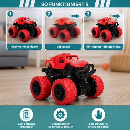 Reibungsbetriebenes Monstertruck-Stuntauto für Kinder