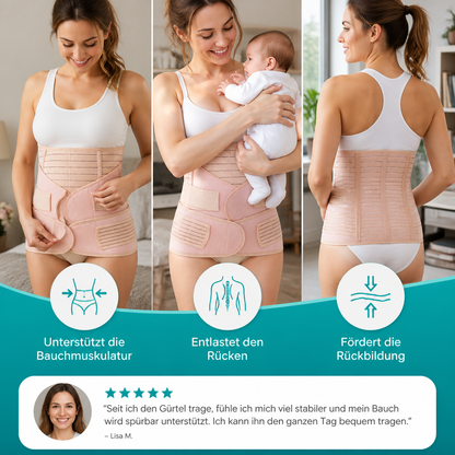 3-in-1 Bauchstütze & Rückbildungsgürtel nach der Geburt