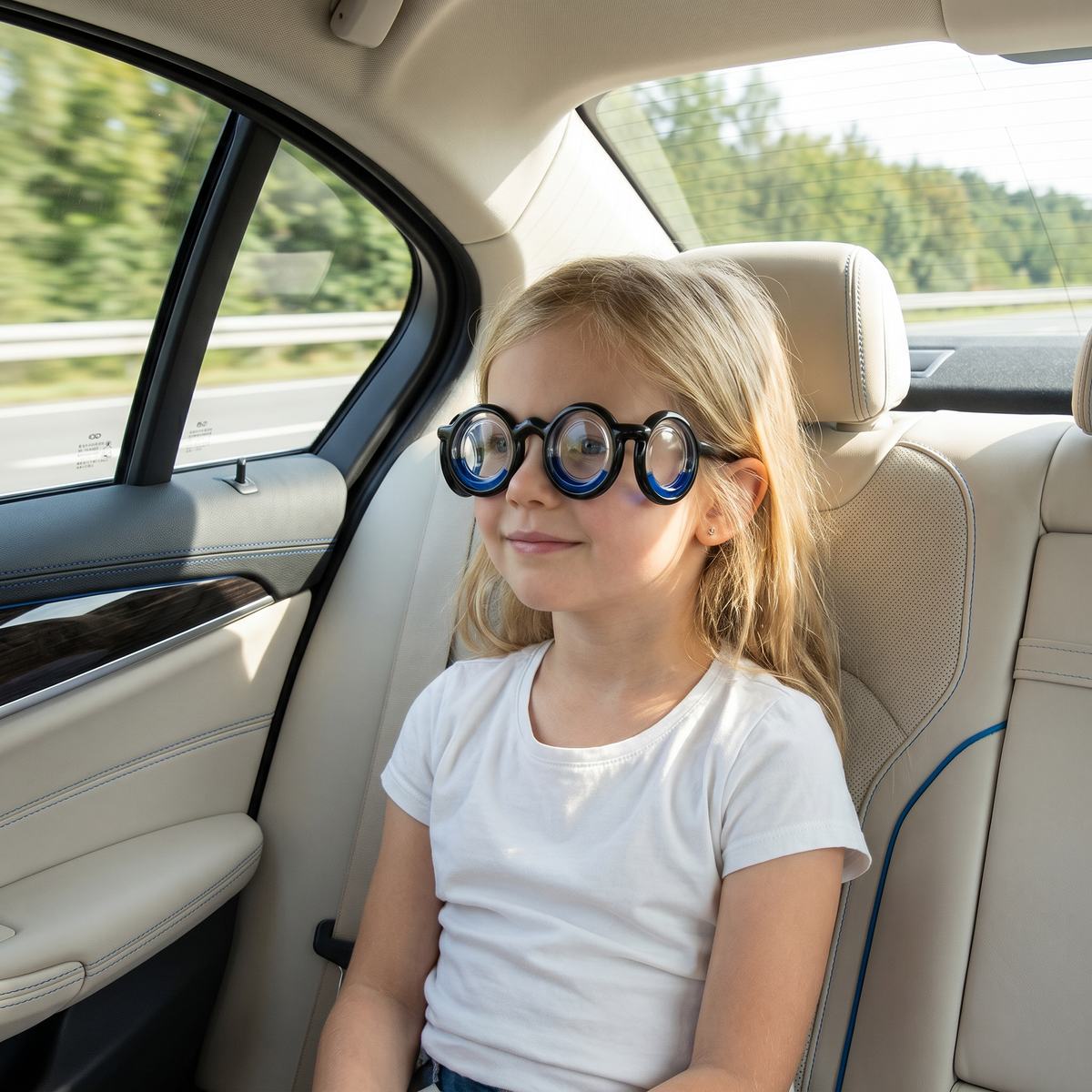 Kinder-Reisekrankheits-Brille – Ultraleichte Hilfe gegen Übelkeit auf Reisen