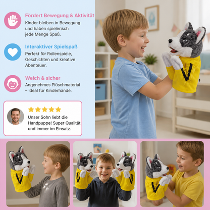 Boxender Husky – lustiges Kinderspielzeug