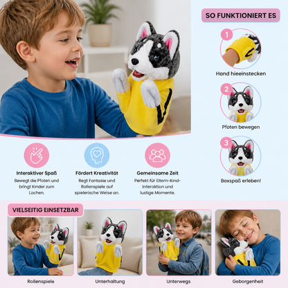 Boxender Husky – lustiges Kinderspielzeug