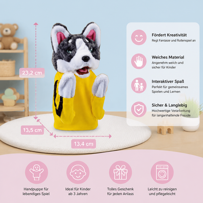 Boxender Husky – lustiges Kinderspielzeug