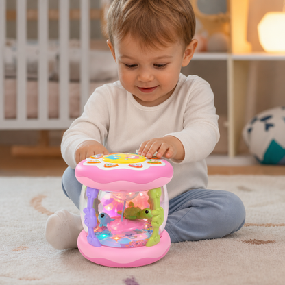 Interaktives Musikspielzeug mit Licht – Montessori-Sensorspielzeug mit beruhigenden Schlafliedern