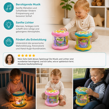 Interaktives Musikspielzeug mit Licht – Montessori-Sensorspielzeug mit beruhigenden Schlafliedern