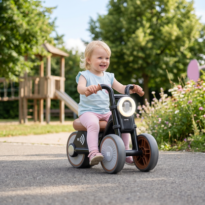 Stylisches Kinder Dreirad mit Reifen Lautlos Technologie und Licht
