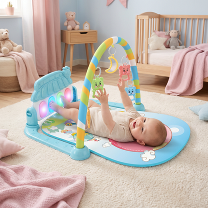 Interaktives Baby-Pedal-Piano – Motorik- & Sensorik-Spielzeug