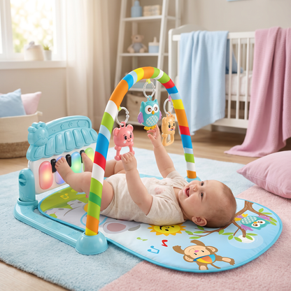 Interaktives Baby-Pedal-Piano – Motorik- & Sensorik-Spielzeug