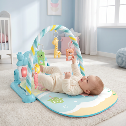 Interaktives Baby-Pedal-Piano – Motorik- & Sensorik-Spielzeug