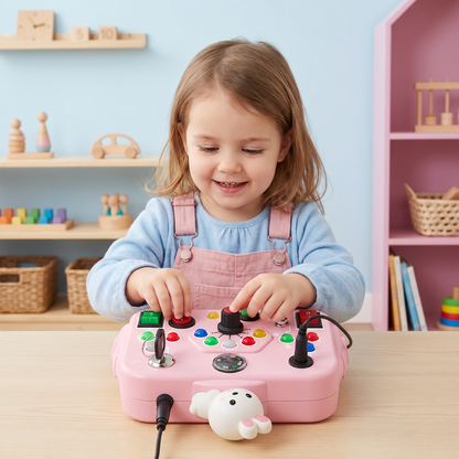 Montessori Aktivitätsspielzeug für Kinder – Lernspiel zur Förderung von Motorik, Verständnis & Kreativität