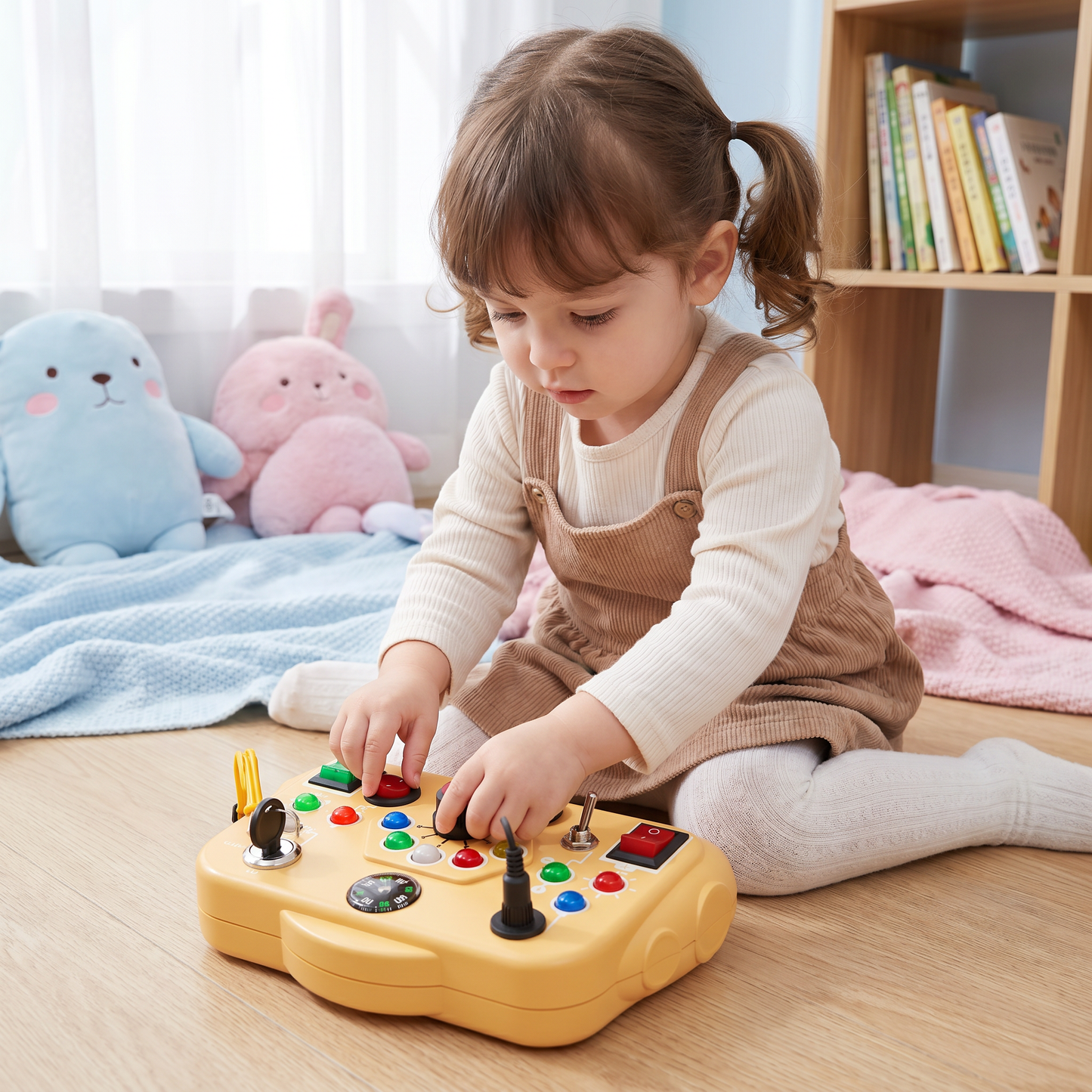 Montessori Aktivitätsspielzeug für Kinder – Lernspiel zur Förderung von Motorik, Verständnis & Kreativität