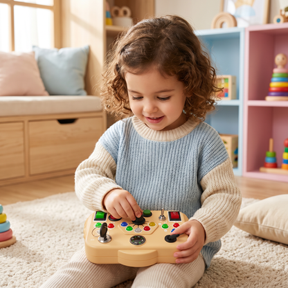 Montessori Aktivitätsspielzeug für Kinder – Lernspiel zur Förderung von Motorik, Verständnis & Kreativität