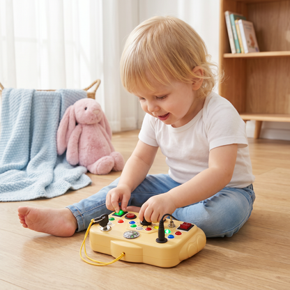 Montessori Aktivitätsspielzeug für Kinder – Lernspiel zur Förderung von Motorik, Verständnis & Kreativität