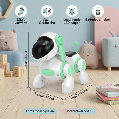 Elektrischer Roboterhund Spielzeug mit Laufen, Sound & LED Lichtern
