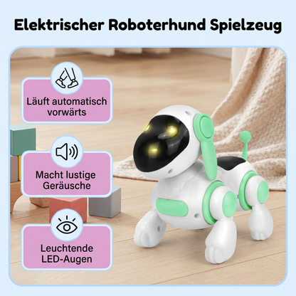 Elektrischer Roboterhund Spielzeug mit Laufen, Sound & LED Lichtern