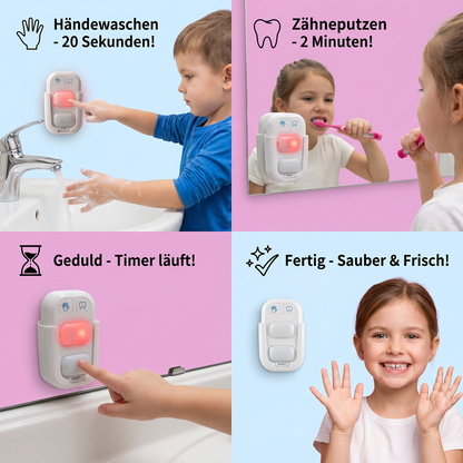 Mini LED Timer für Kinder – Spielerische Unterstützung beim Händewaschen & Zähneputzen