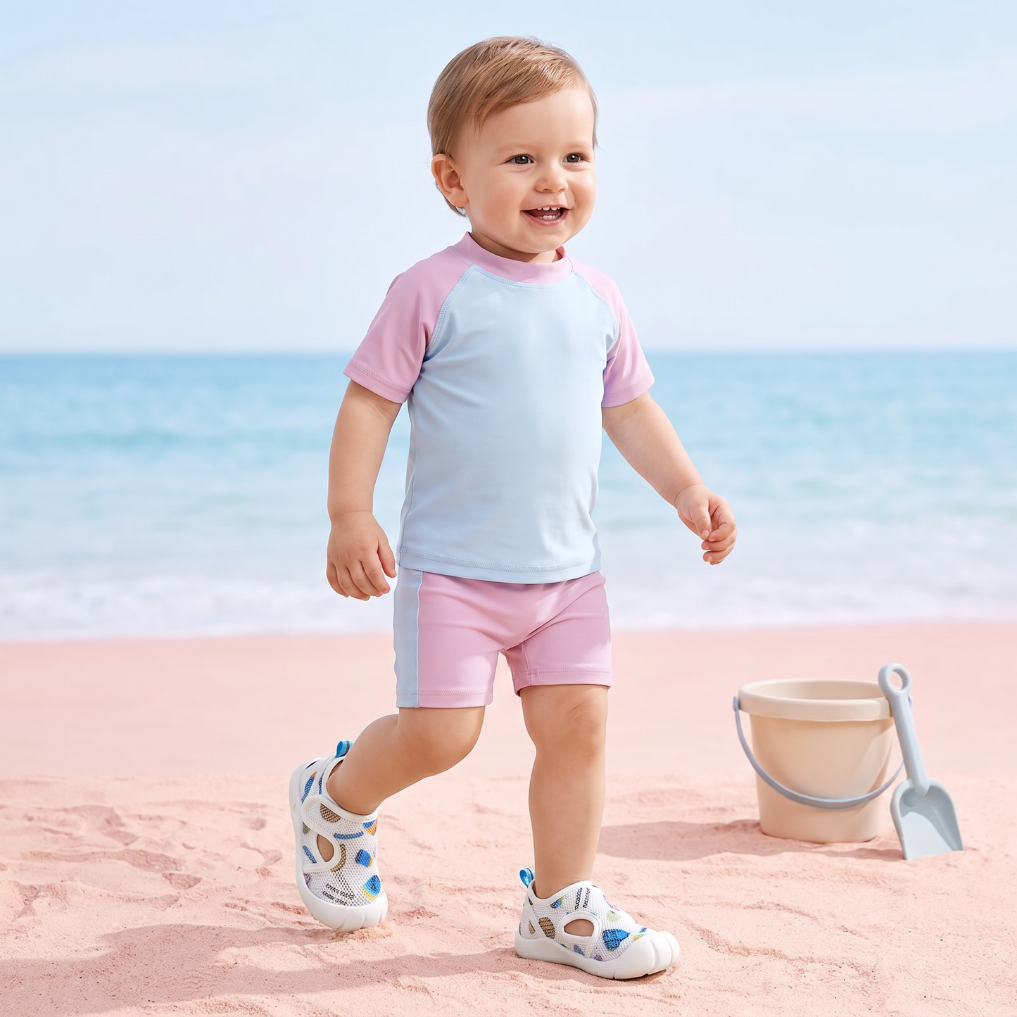 Sommer Babysandalen mit rutschfester Sohle und atumungsaktivem Material