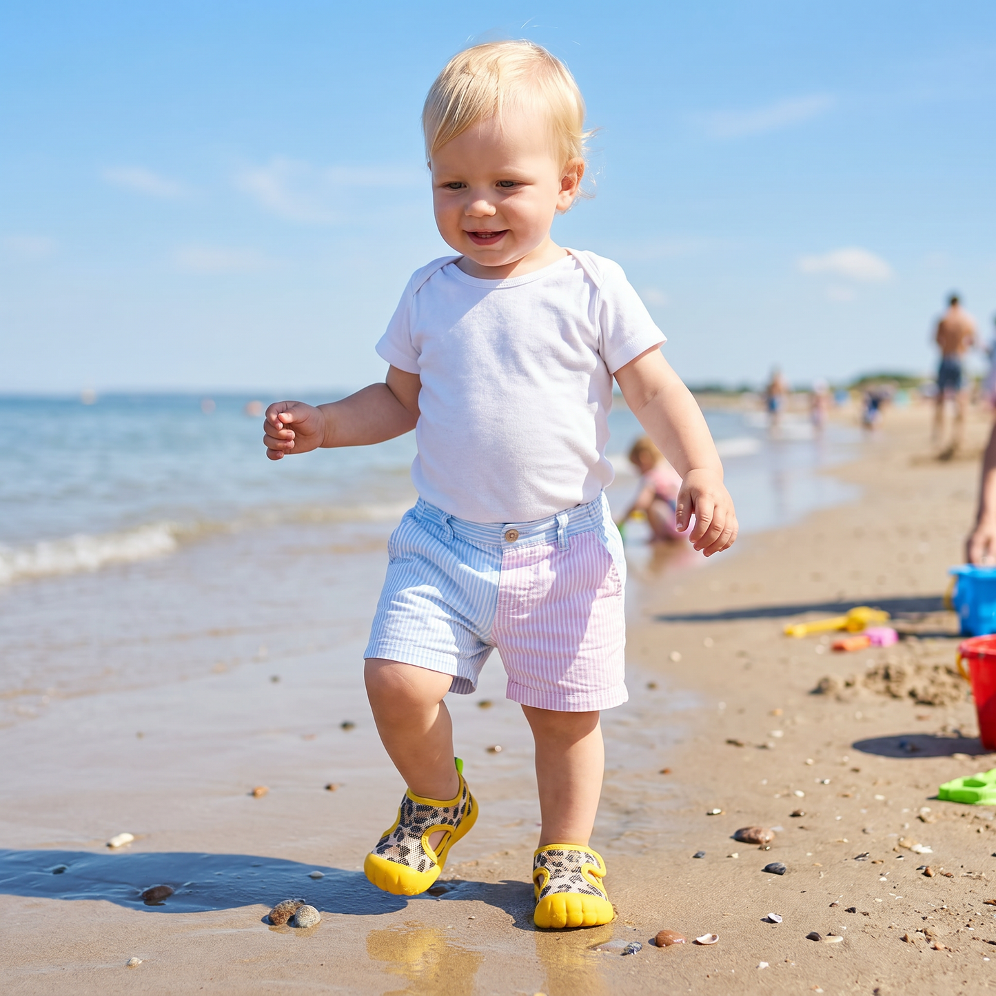 Sommer Babysandalen mit rutschfester Sohle und atumungsaktivem Material