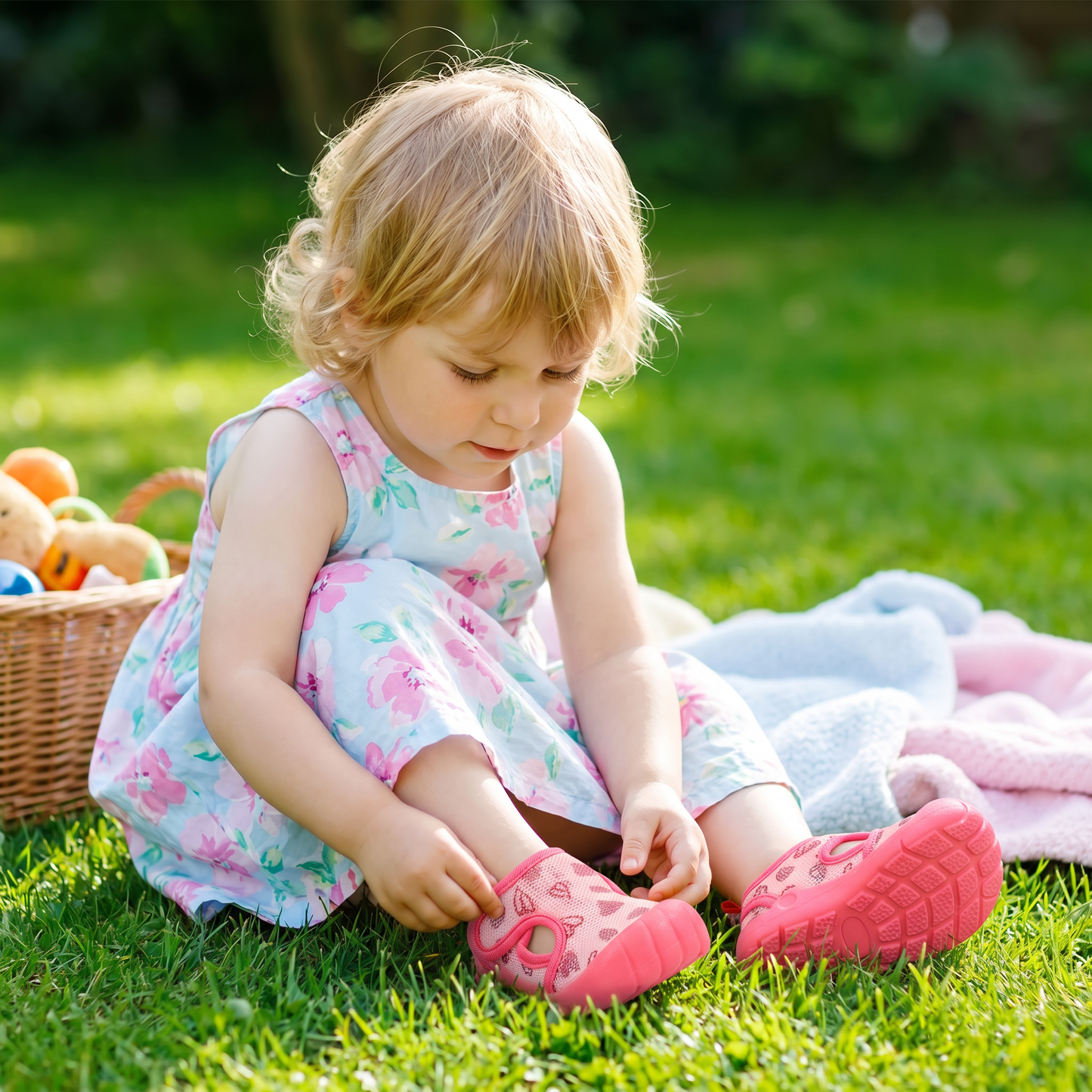 Sommer Babysandalen mit rutschfester Sohle und atumungsaktivem Material