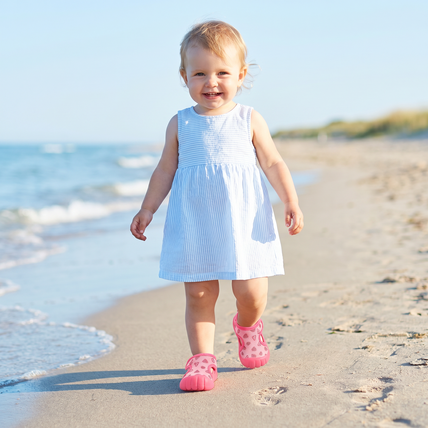 Sommer Babysandalen mit rutschfester Sohle und atumungsaktivem Material