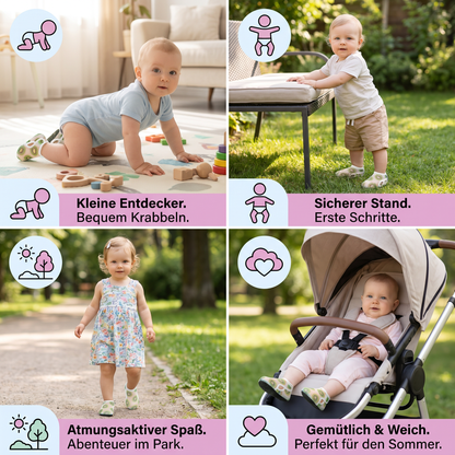 Sommer Babyschuhe aus atmunksaktivem Material im Fruchtdesign