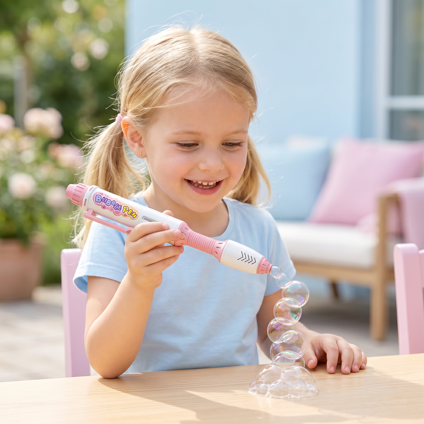 Magic Bubble Blaster Pen – Automatischer Seifenblasenstab für Kinder