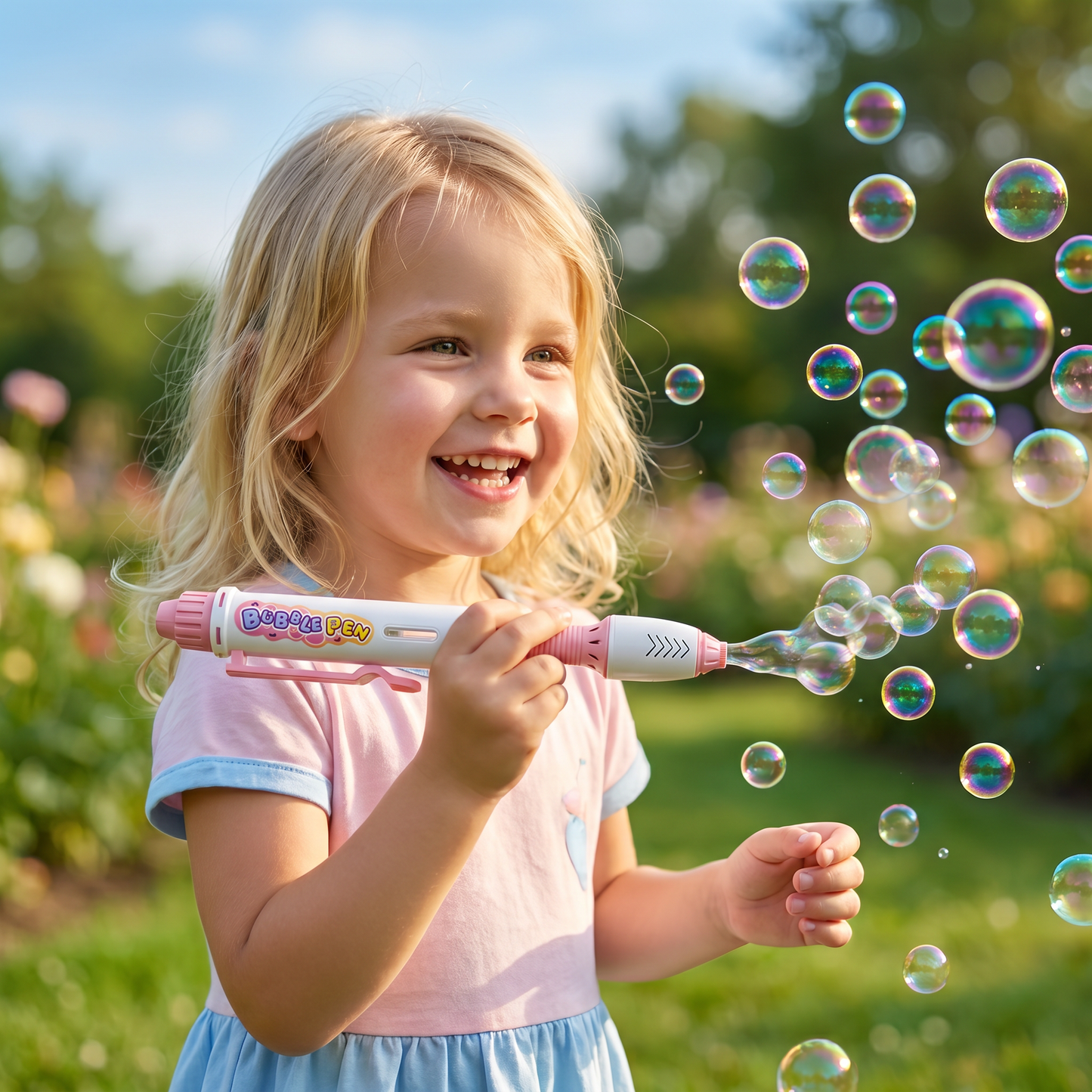 Magic Bubble Blaster Pen – Automatischer Seifenblasenstab für Kinder