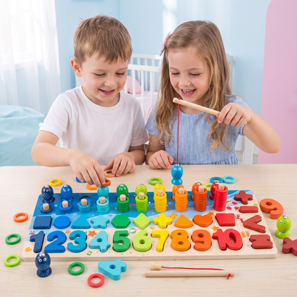 Förderung von Fähigkeiten - Montessori-Holzspielbrett