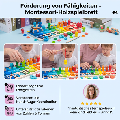 Förderung von Fähigkeiten - Montessori-Holzspielbrett