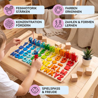 Förderung von Fähigkeiten - Montessori-Holzspielbrett